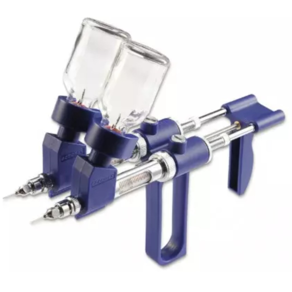 Seringue double Socorex 2 ml avec porte-flacon