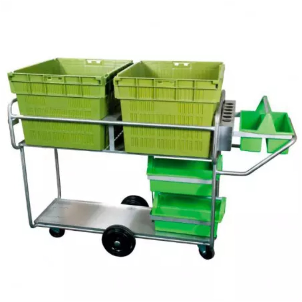 Chariot pour le traitement des porcelets 