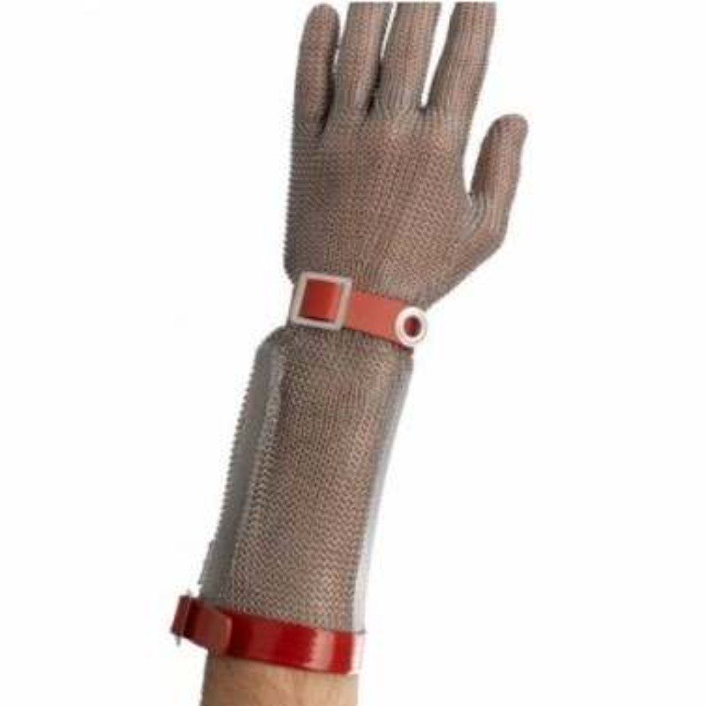 Gant long en maille INOX 20 cm avec sangles