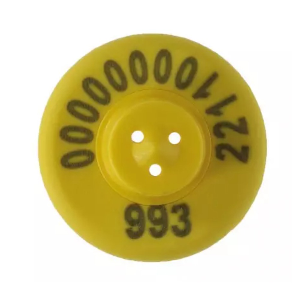 Boucle d'oreille électronique jaune FDX