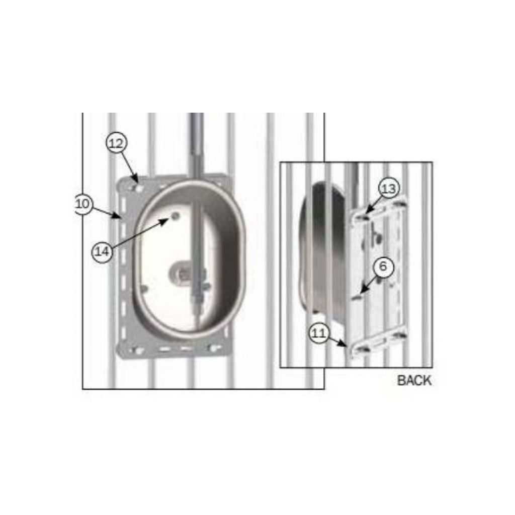 Kit de montage pour abreuvoirs simples Drik-O-Mat et Multi-Drinker sur barres