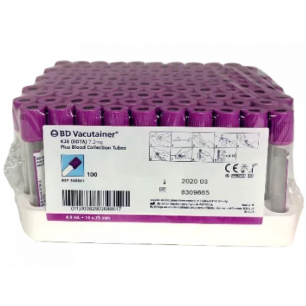 Tubes BD Vacutainer avec EDTA