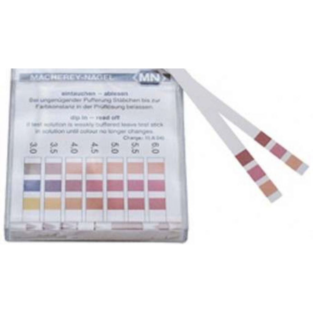 Bandes indicatrices de pH (0-6)