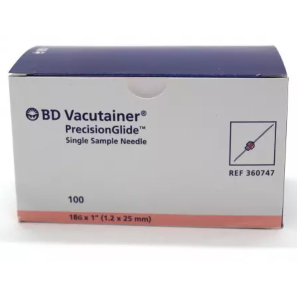 Aiguilles BD Vacutainer 100 pièces