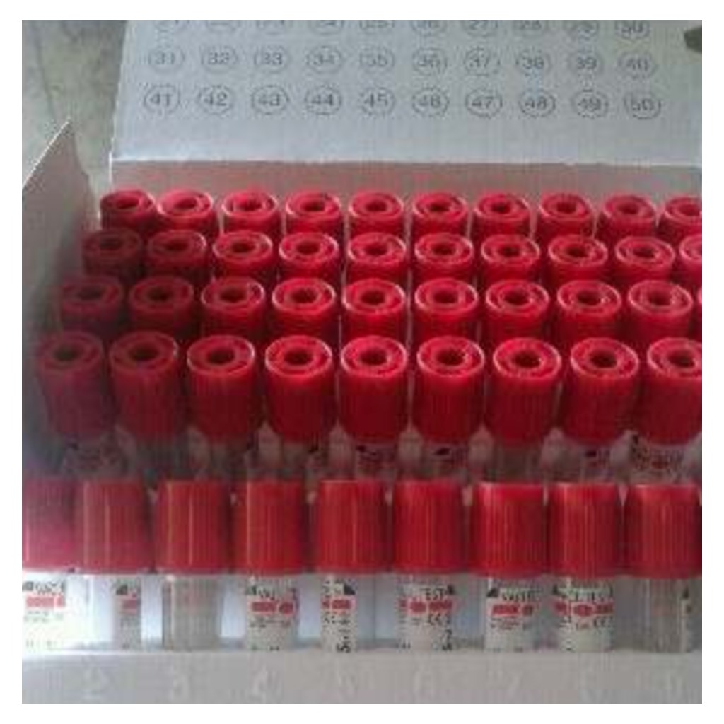Tubes Vacutest 4,5 ml - 50 unités