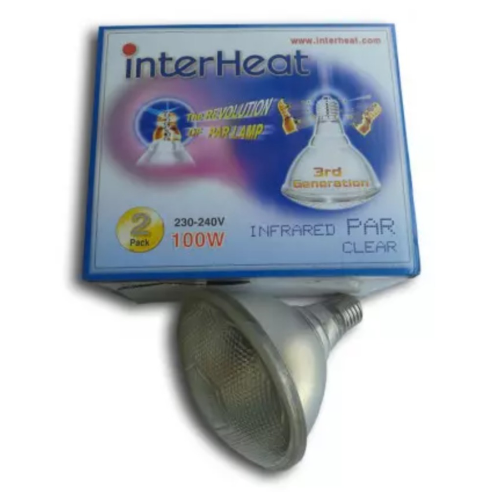 Żarówka PAR Interheat 100W biała 2 szt.